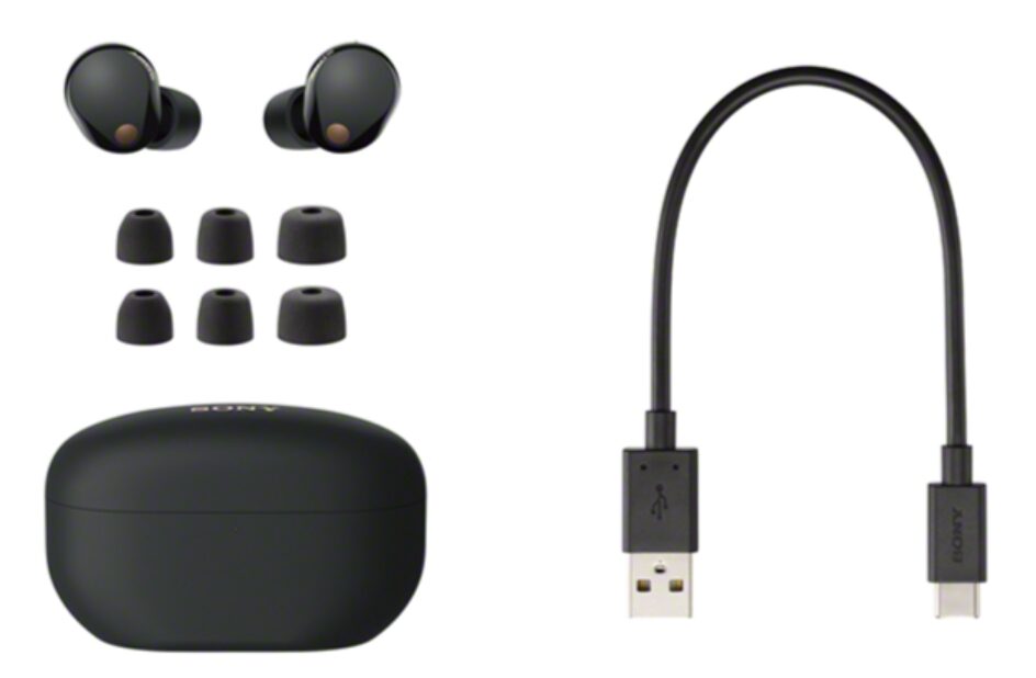 WF-1000XM5付属品含めた製品一覧